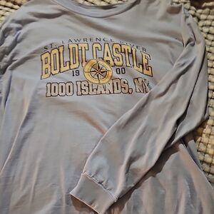 Boldt Castle Blue Long Sleeve Tee